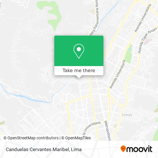 Mapa de Canduelas Cervantes Maribel
