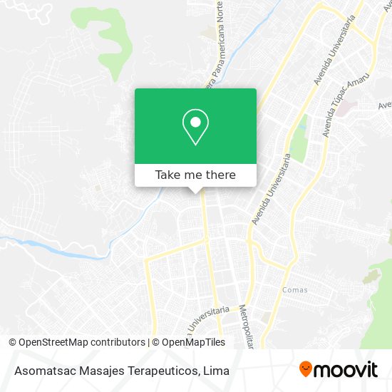 Asomatsac Masajes Terapeuticos map