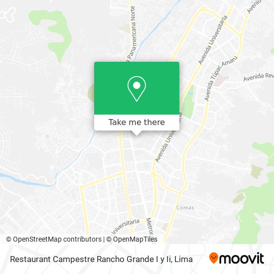 Mapa de Restaurant Campestre Rancho Grande I y Ii