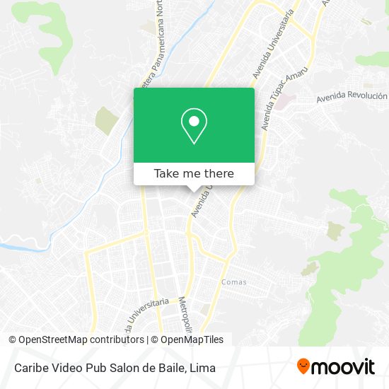 Mapa de Caribe Video Pub Salon de Baile
