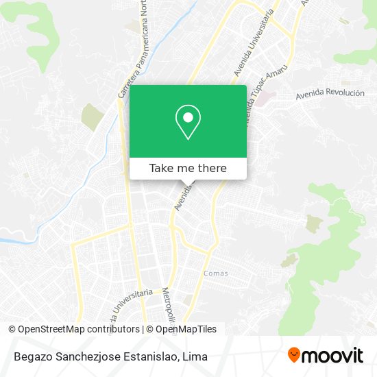 Mapa de Begazo Sanchezjose Estanislao