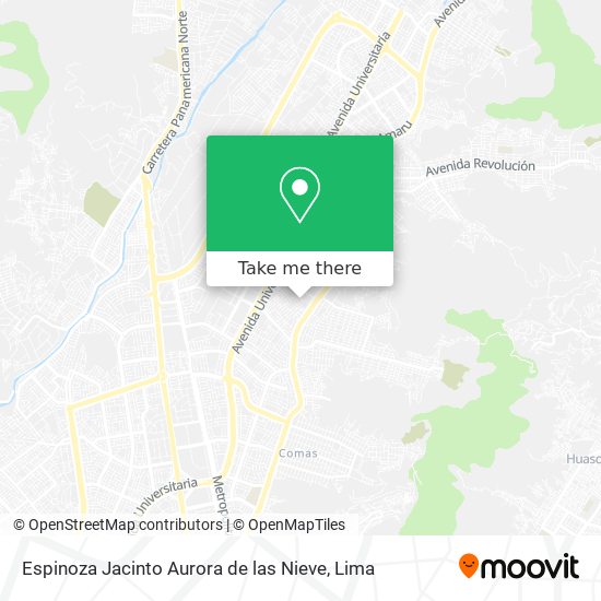 Espinoza Jacinto Aurora de las Nieve map