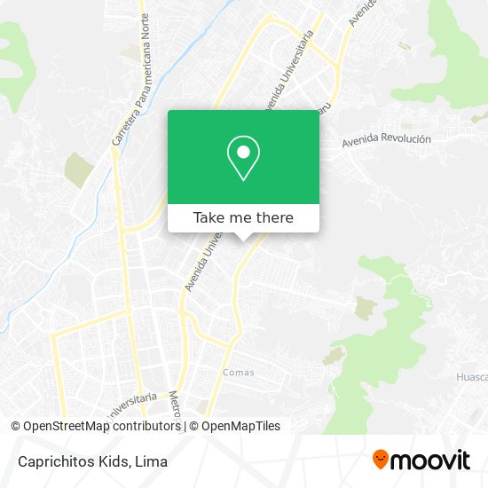 Caprichitos Kids map