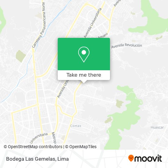 Bodega Las Gemelas map