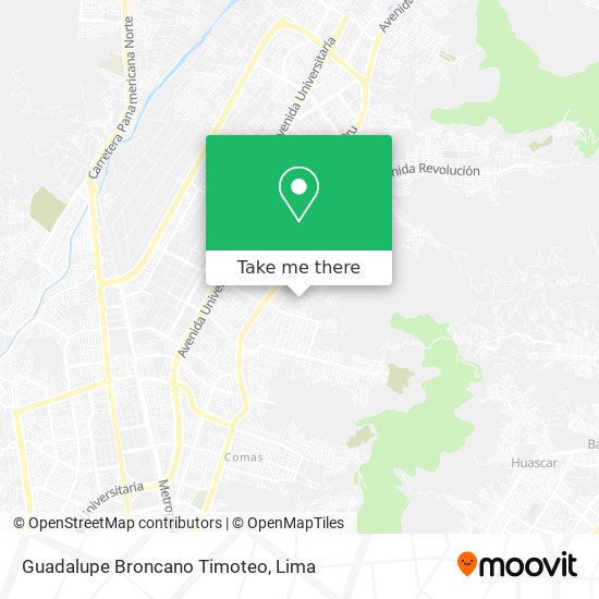 Guadalupe Broncano Timoteo map