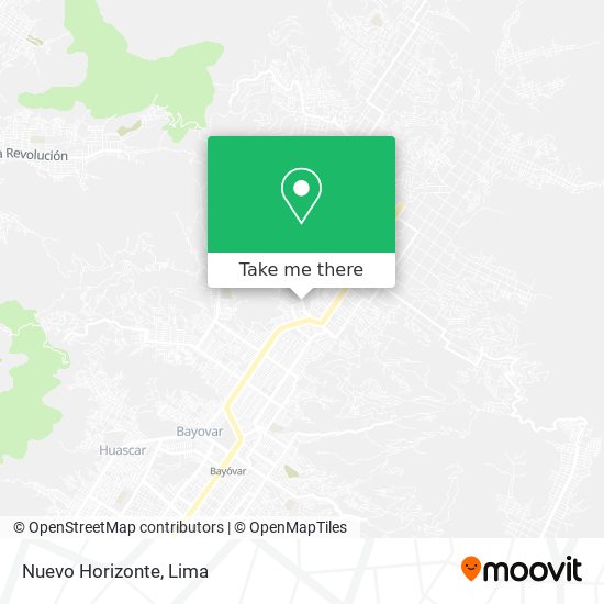 Nuevo Horizonte map