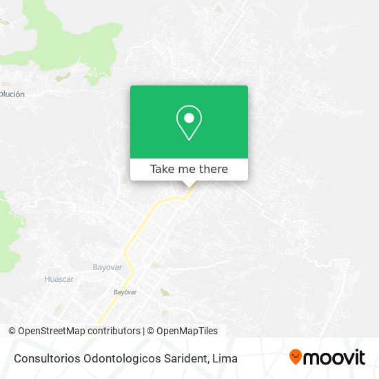 Consultorios Odontologicos Sarident map