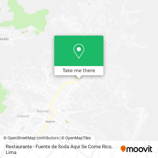 Restaurante - Fuente de Soda Aquí Se Come Rico map
