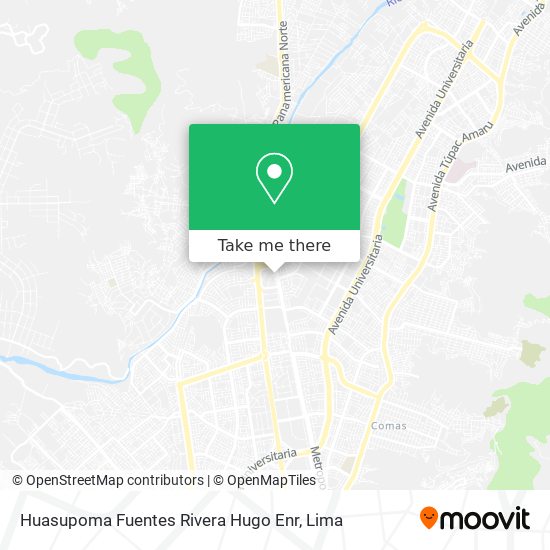 Huasupoma Fuentes Rivera Hugo Enr map