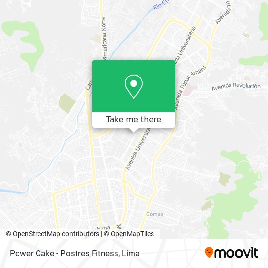 Mapa de Power Cake - Postres Fitness