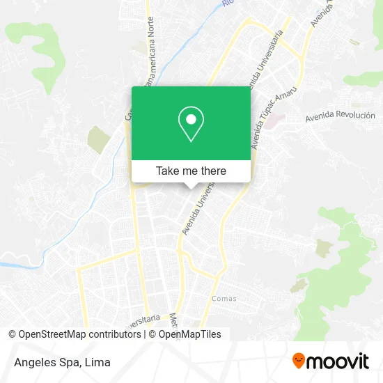 Angeles Spa map