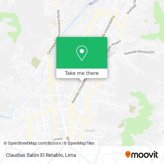 Mapa de Claudias Salón El Retablo
