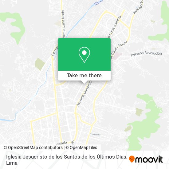 Mapa de Iglesia Jesucristo de los Santos de los Últimos Días