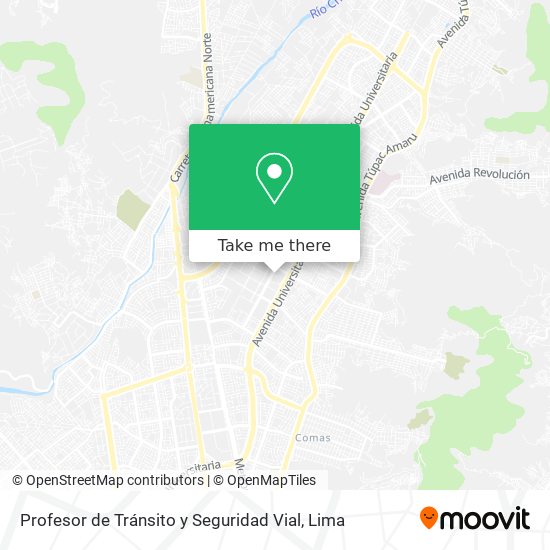 Profesor de Tránsito y Seguridad Vial map