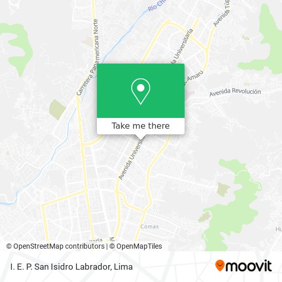 I. E. P. San Isidro Labrador map