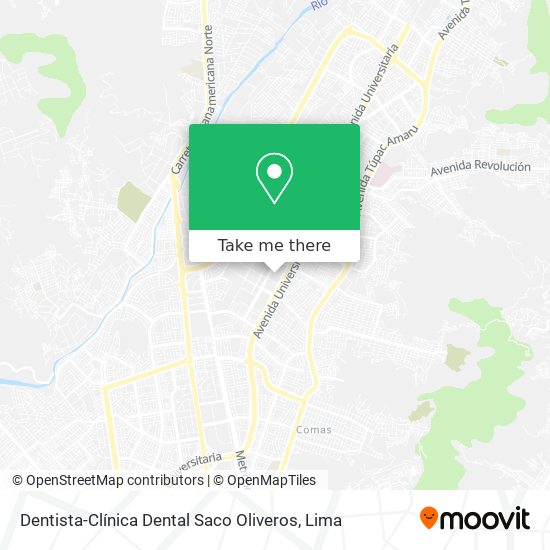 Mapa de Dentista-Clínica Dental Saco Oliveros