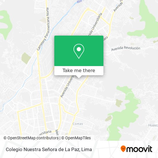 Colegio Nuestra Señora de La Paz map