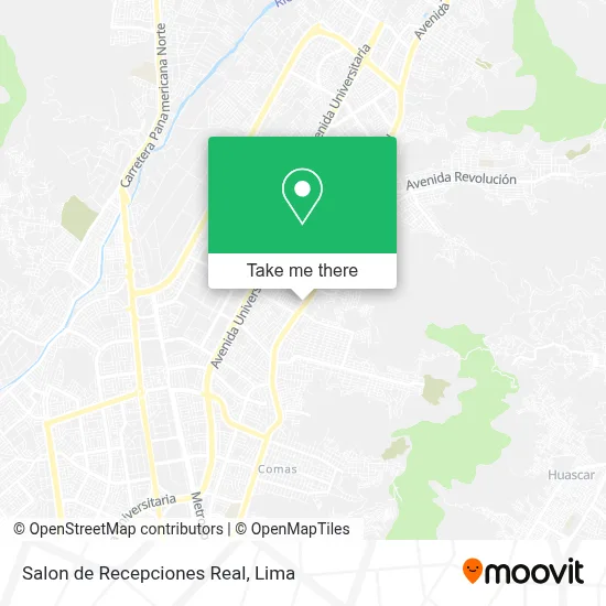 Salon de Recepciones Real map