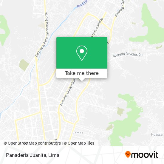 Mapa de Panaderia Juanita