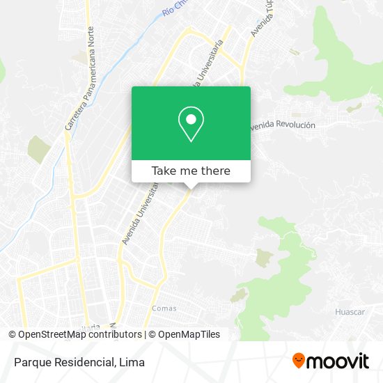 Parque Residencial map