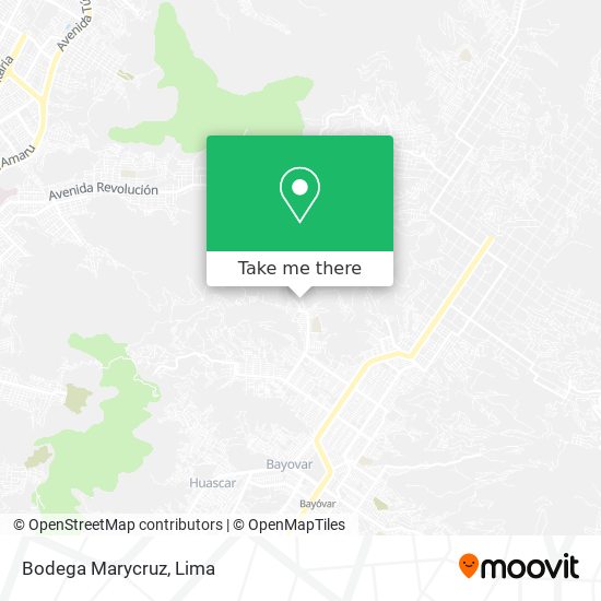 Bodega Marycruz map