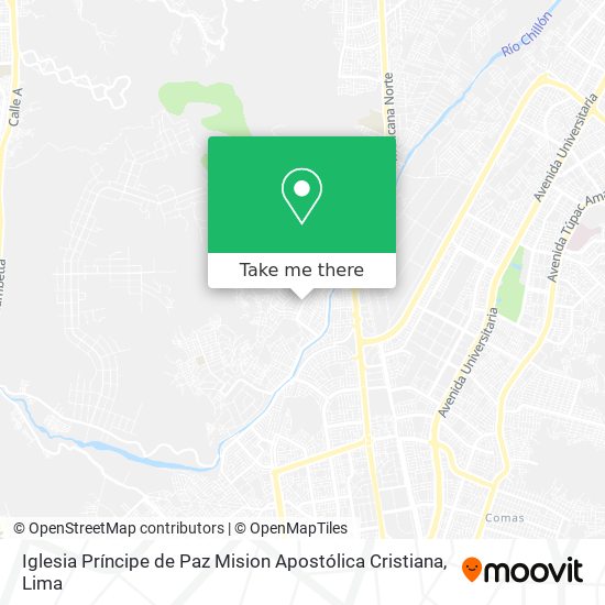 Iglesia Príncipe de Paz Mision Apostólica Cristiana map