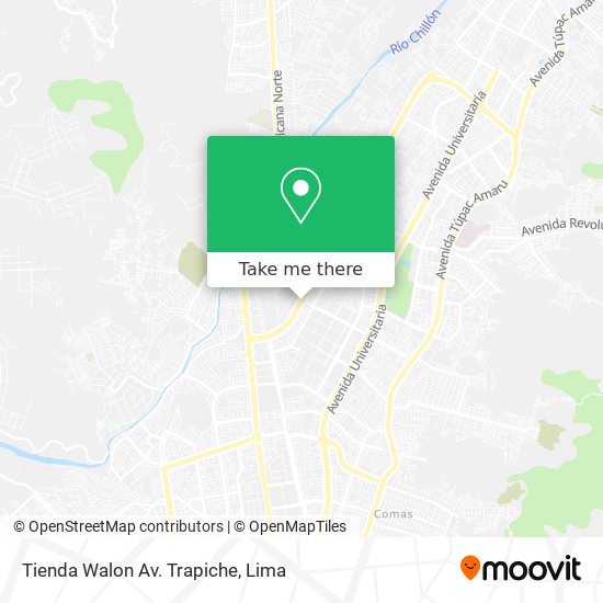Tienda Walon Av. Trapiche map