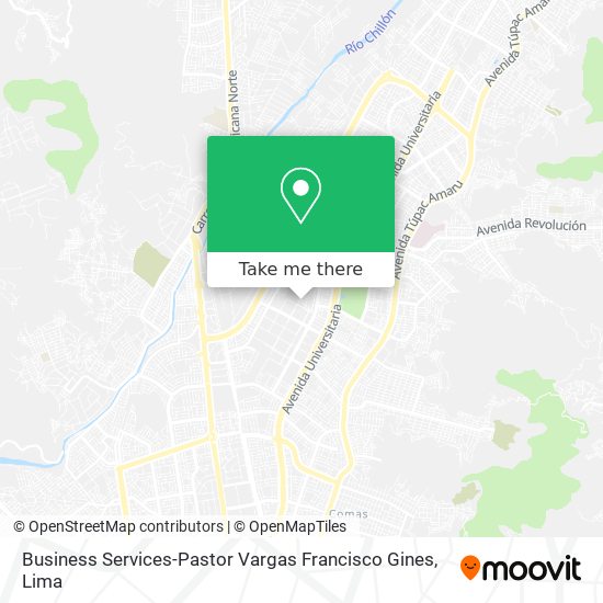 Business Services-Pastor Vargas Francisco Gines map