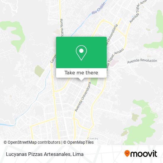 Lucyanas Pizzas Artesanales map
