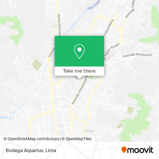 Mapa de Bodega Aquarius