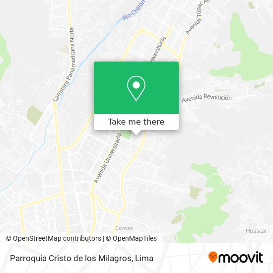 Mapa de Parroquia Cristo de los Milagros