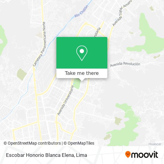 Mapa de Escobar Honorio Blanca Elena