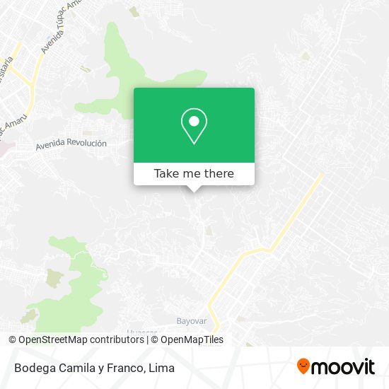 Bodega Camila y Franco map
