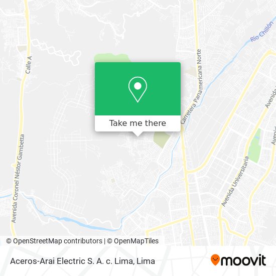 Aceros-Arai Electric S. A. c. Lima map