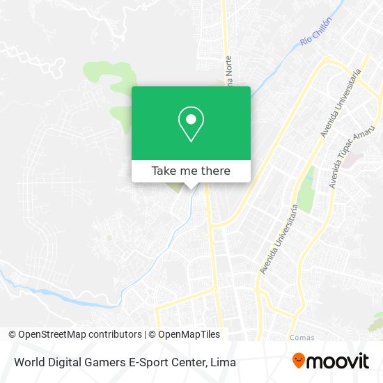 World Digital Gamers E-Sport Center map