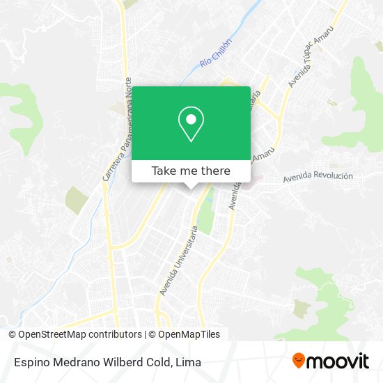 Mapa de Espino Medrano Wilberd Cold