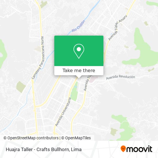 Mapa de Huajra Taller - Crafts Bullhorn