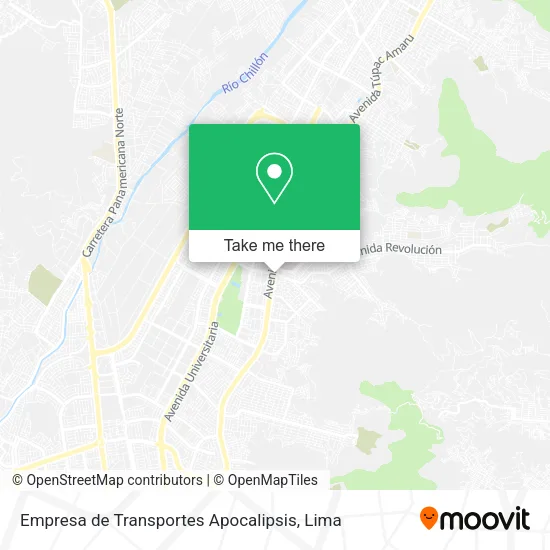 Mapa de Empresa de Transportes Apocalipsis