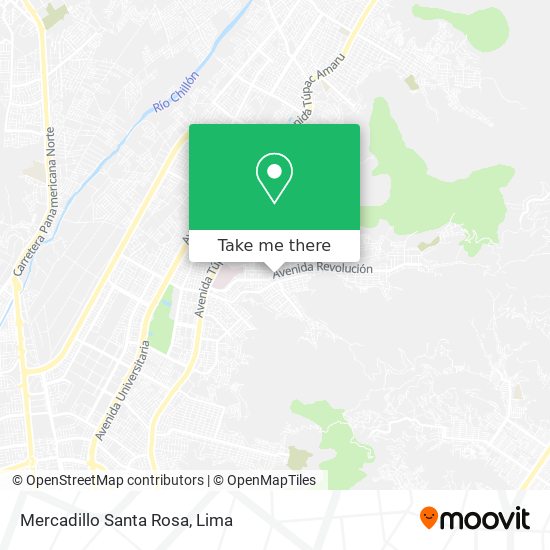 Mercadillo Santa Rosa map