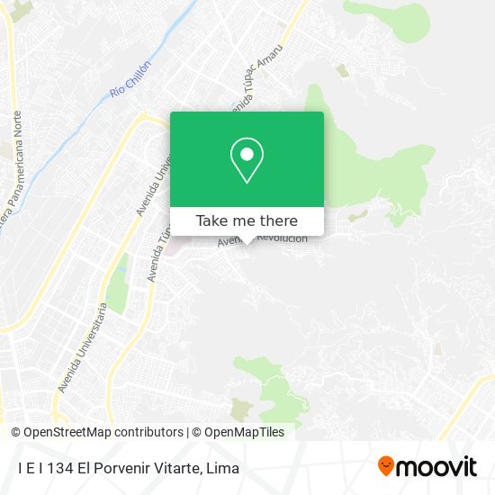 I E I 134 El Porvenir Vitarte map