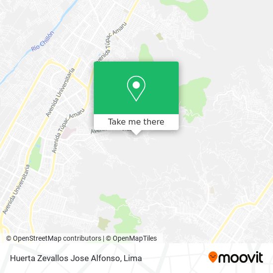 Huerta Zevallos Jose Alfonso map