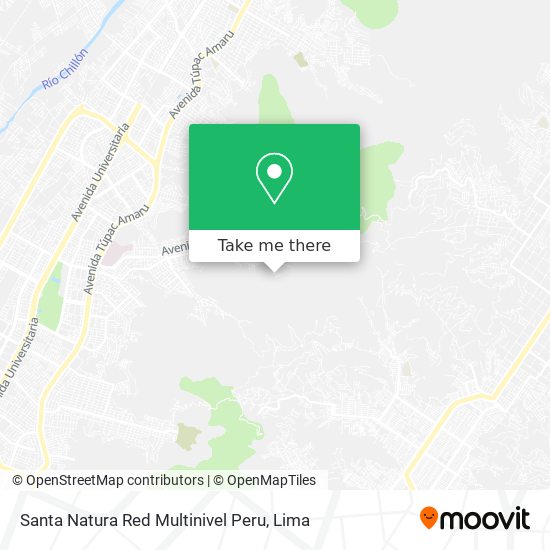 Santa Natura Red Multinivel Peru map