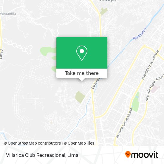 Villarica Club Recreacional map