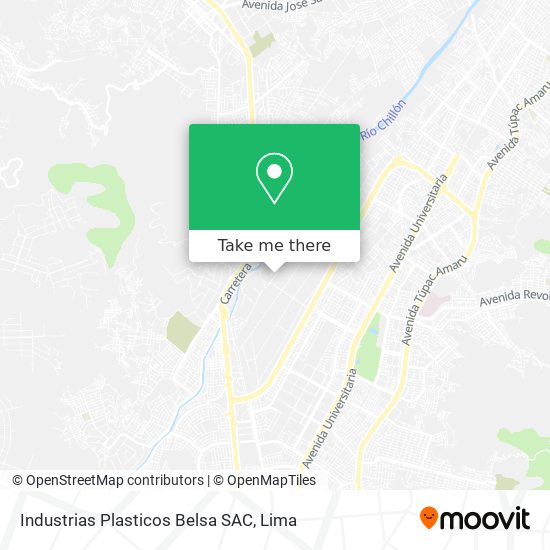 Mapa de Industrias Plasticos Belsa SAC