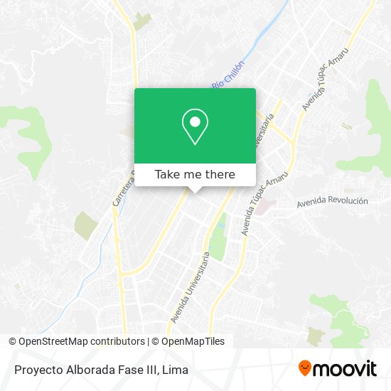 Proyecto Alborada Fase III map