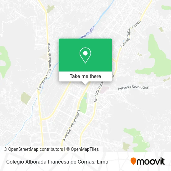 Colegio Alborada Francesa de Comas map