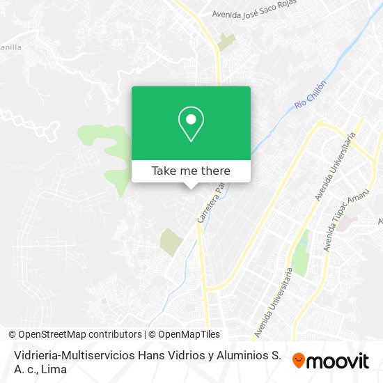 Vidrieria-Multiservicios Hans Vidrios y Aluminios S. A. c. map