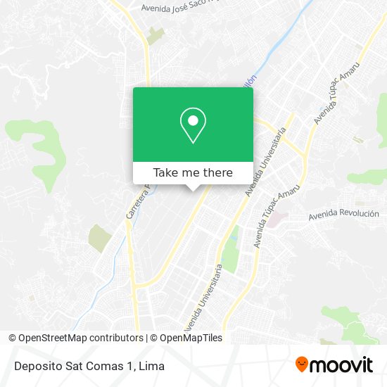 Deposito Sat Comas 1 map