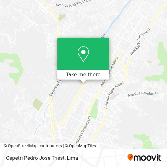 Cepetri Pedro Jose Triest map