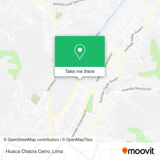 Huaca Chacra Cerro map